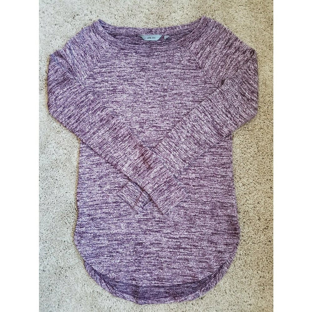 Athleta Burgundy Luxe Pose Top